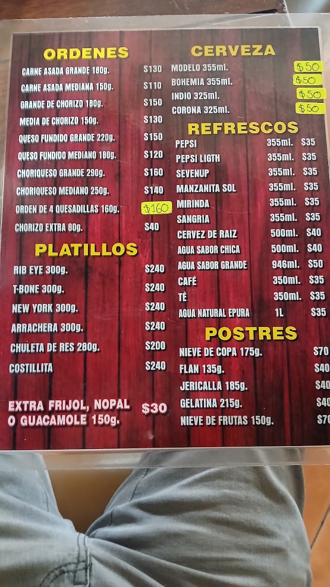 CARNES ASADAS DON RAMON Menu - Image 1